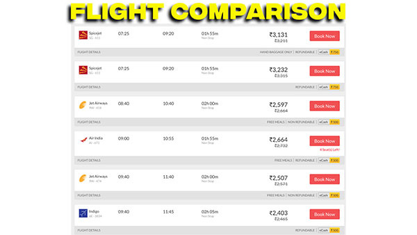 Flight Comparison